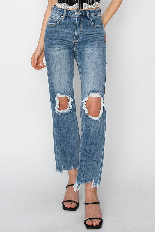 "Cropped And Curvy" Jeans