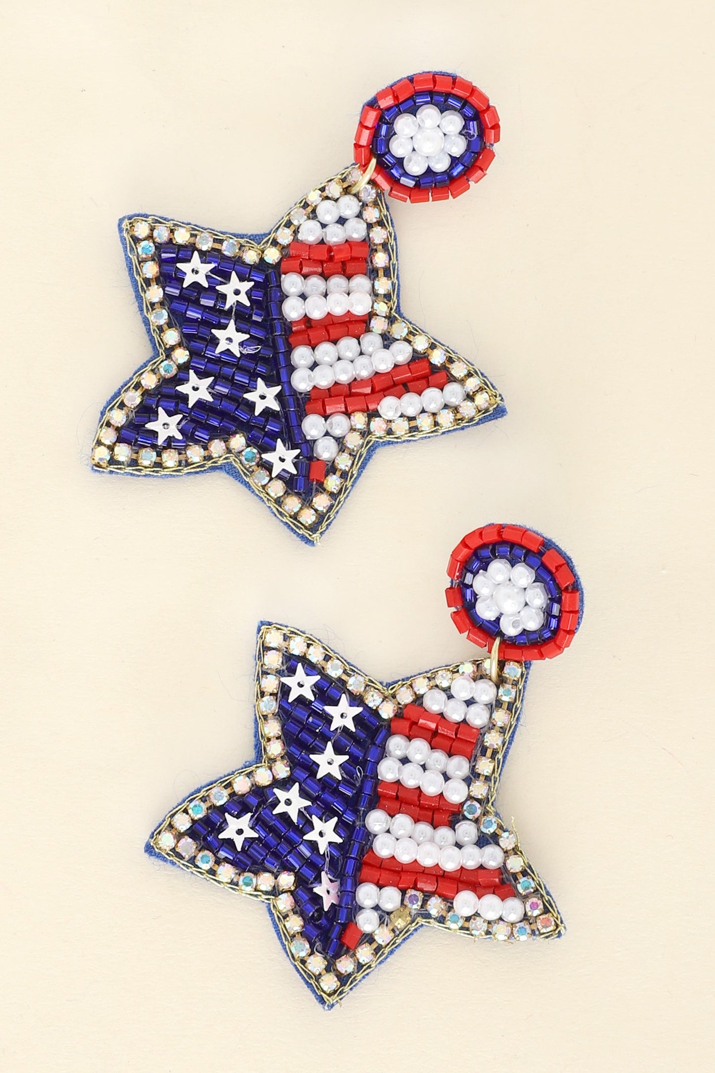 "Patrotic Star" Earrings