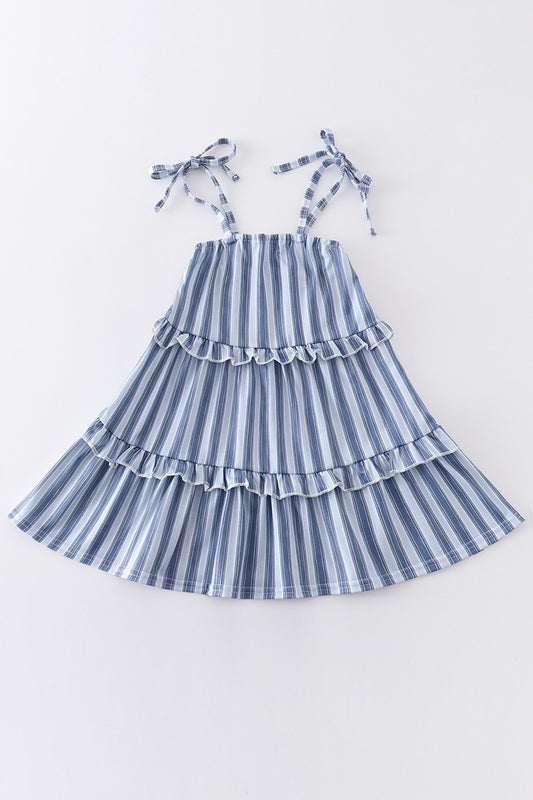 "Blue Striped" Dress