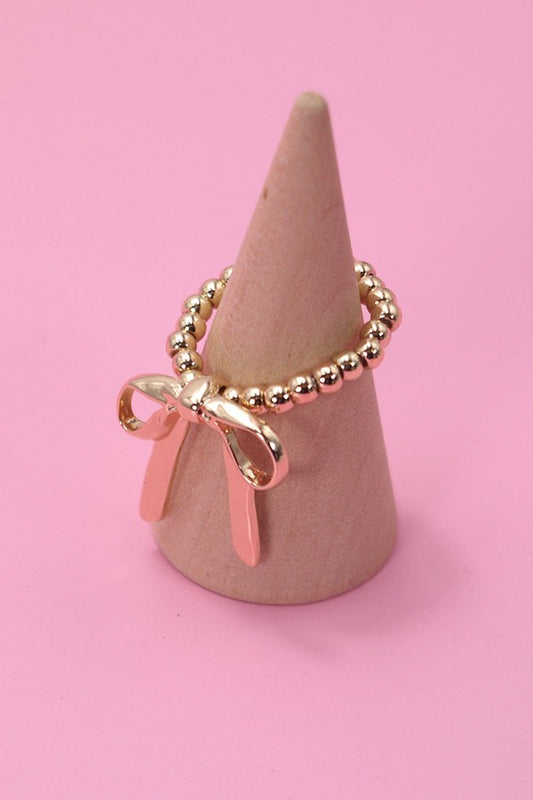 "Bow" Stretchable Ring