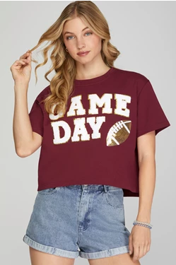 "Game Day" Patch Shirt