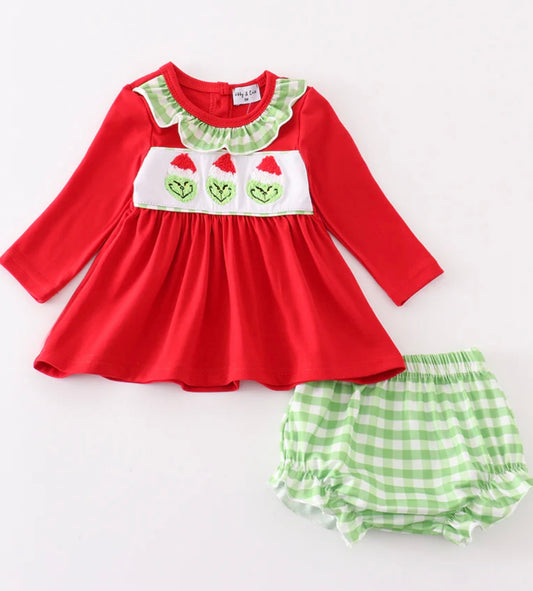 “Grinch” Baby Set