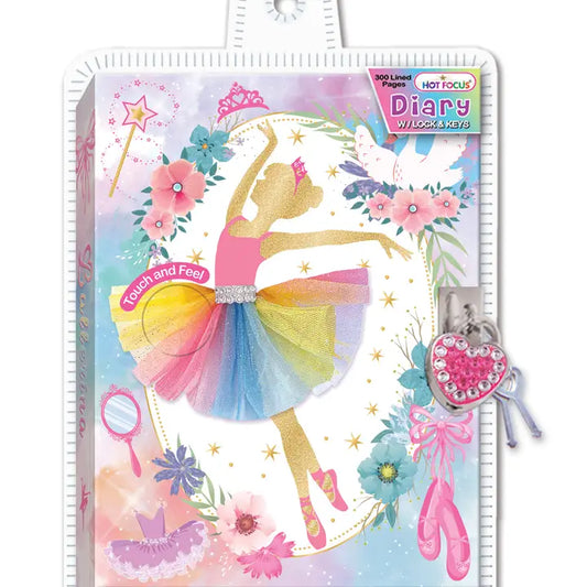 Ballerina Beauties Diary with Lock & Keys