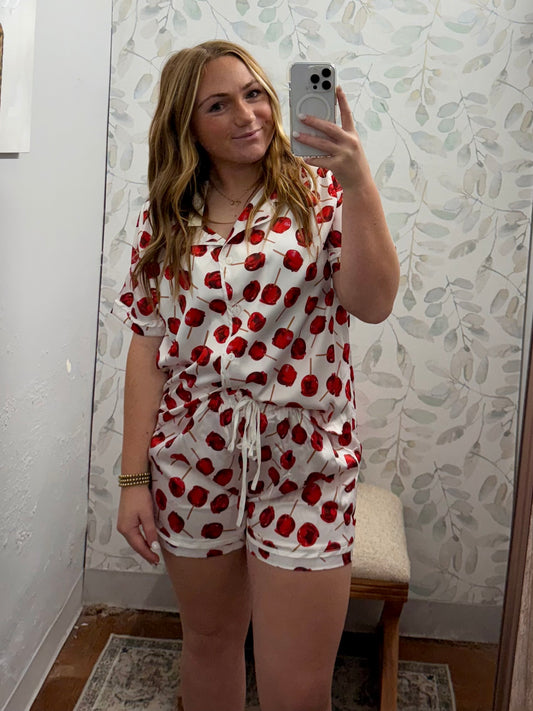 "Candy Apple" Pajama Set