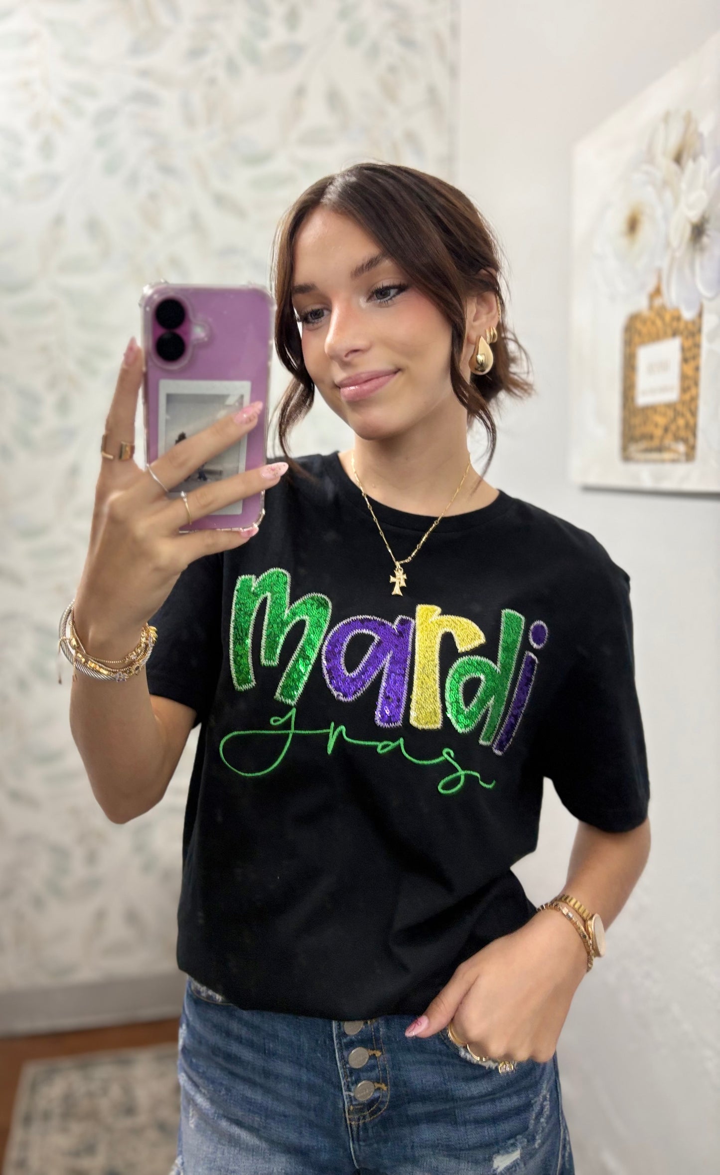 "It's Mardi Gras Ya'll" Top