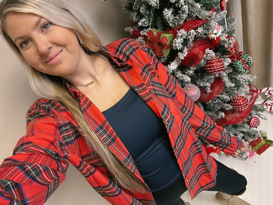 "Perfectly Plaid" Top