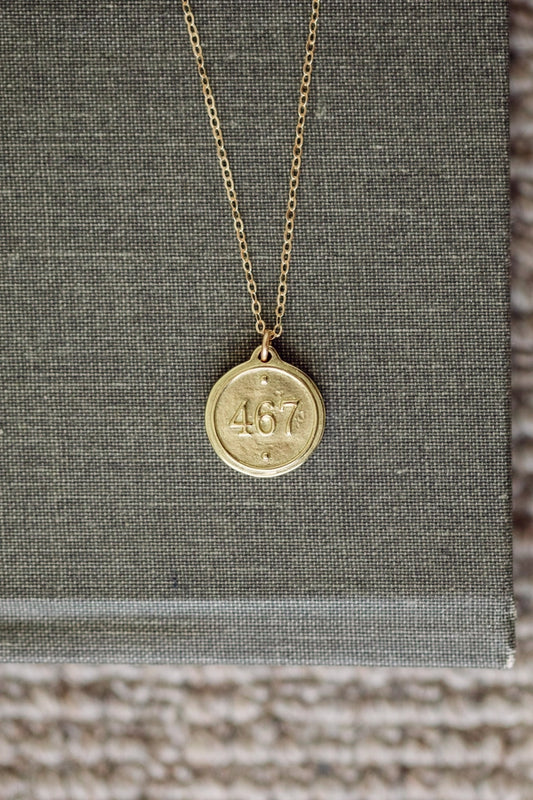 "Philipians 4: 6-7"  12,  16 or 22 inch (Petite Pendant Necklace)