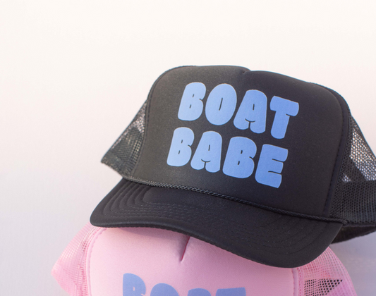 Boat Babe Trucker Hat Cap