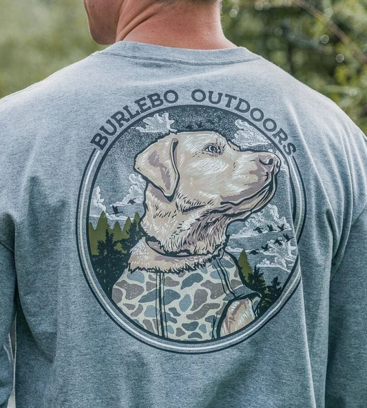 Camo Hunting Dog -Youth Tee