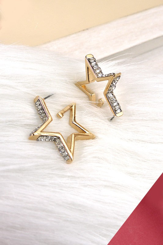 "Diamond Star" Earring